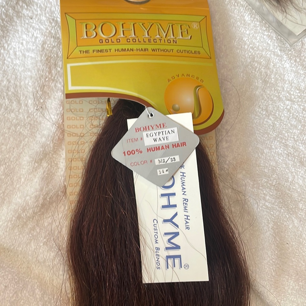 Bohyme gold collection finest human hair without cuticles
